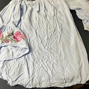 Light Blue Shift Dress